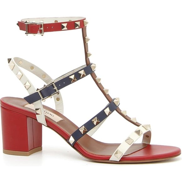 Rockstud Block Heel Sandal VALENTINO GARAVANI